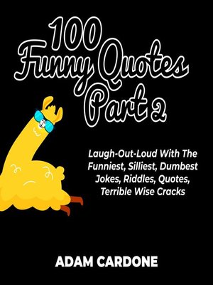 cover image of 100 Funny Quotes, Part 2